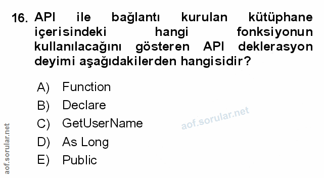 Soru 16