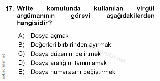 Soru 17