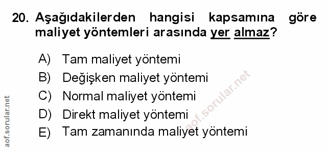 Soru 20