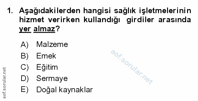 Soru 1