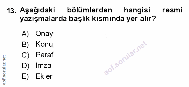 Soru 13