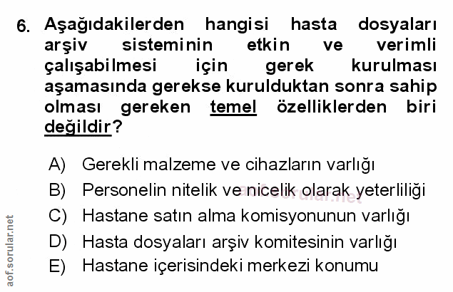 Soru 6