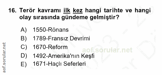 Soru 16
