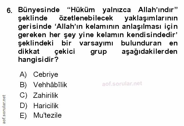 Soru 6