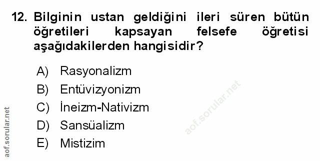 Soru 12