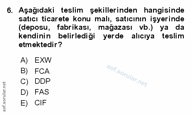 Soru 6