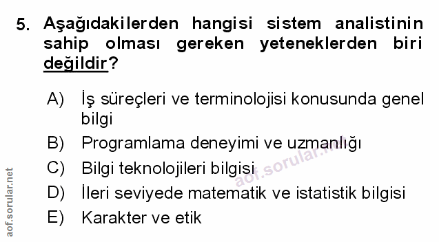 Soru 5