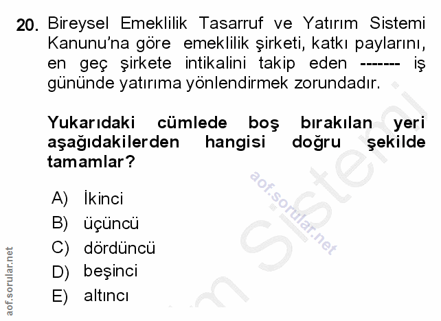 Soru 20