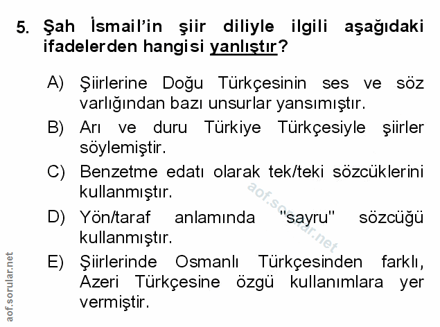 Soru 5