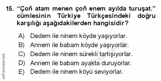 Soru 15