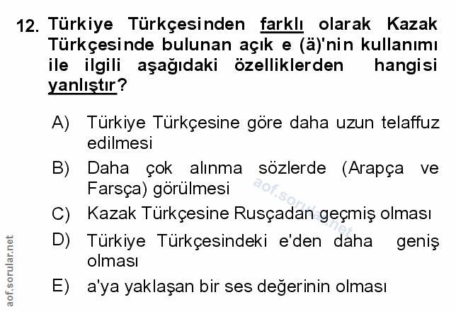 Soru 12