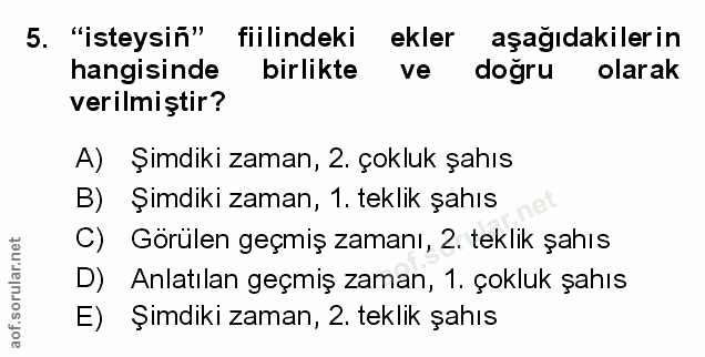 Soru 5