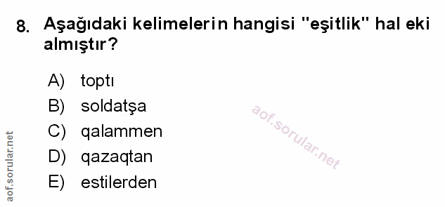 Soru 8