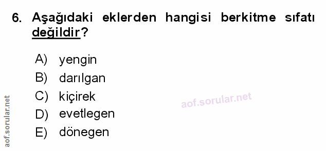 Soru 6