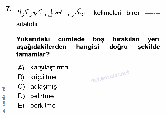 Soru 7