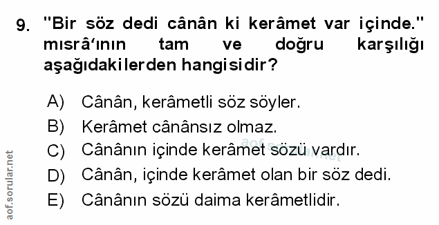 Soru 9