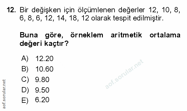 Soru 12