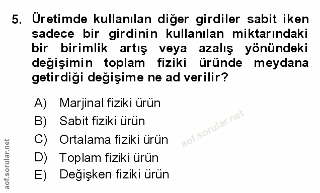 Soru 5