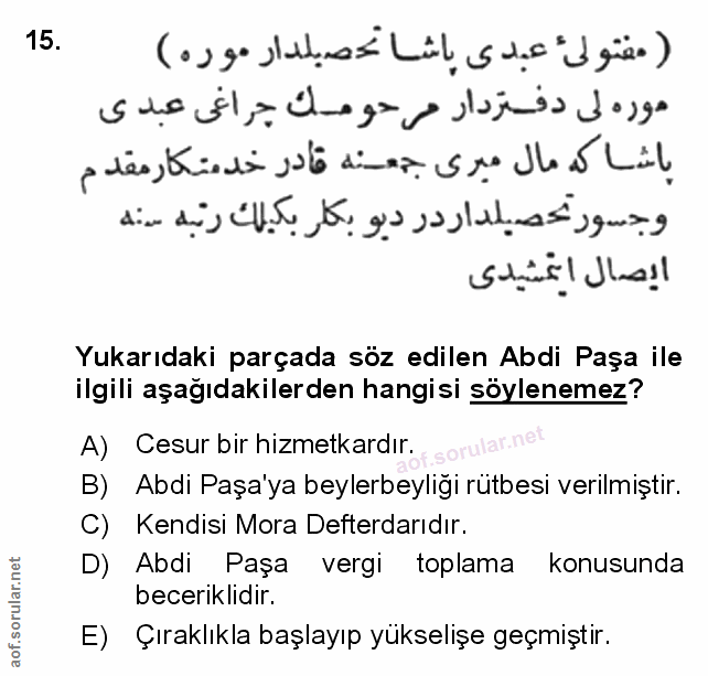 Soru 15