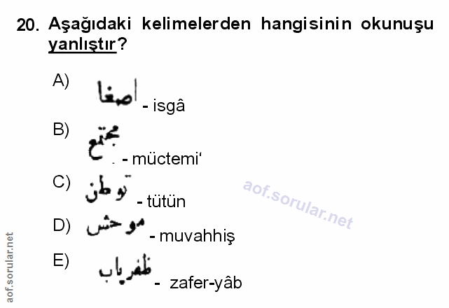 Soru 20
