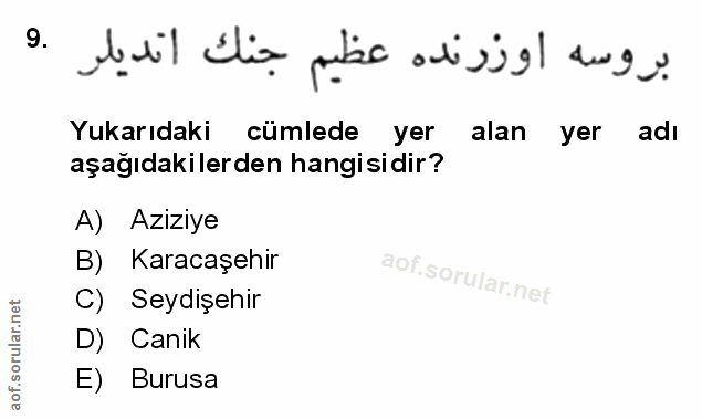 Soru 9