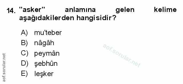 Soru 14