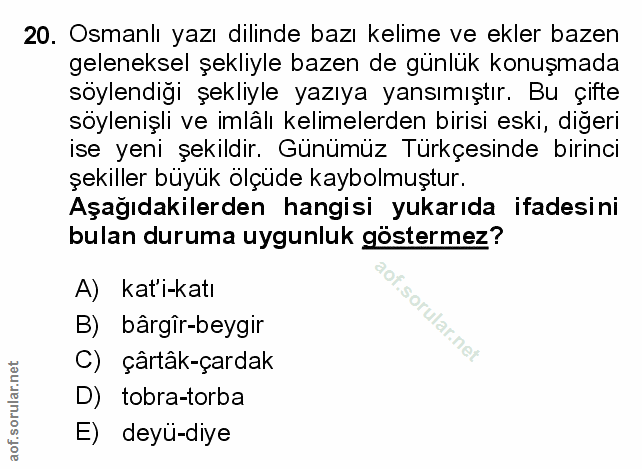 Soru 20