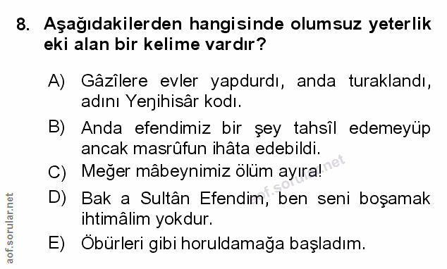 Soru 8