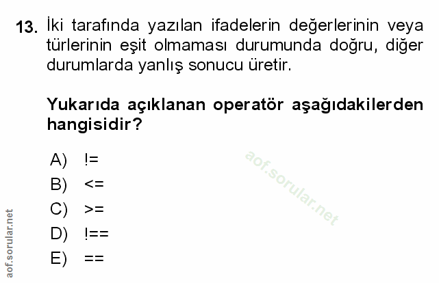 Soru 13