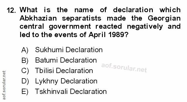 Soru 12