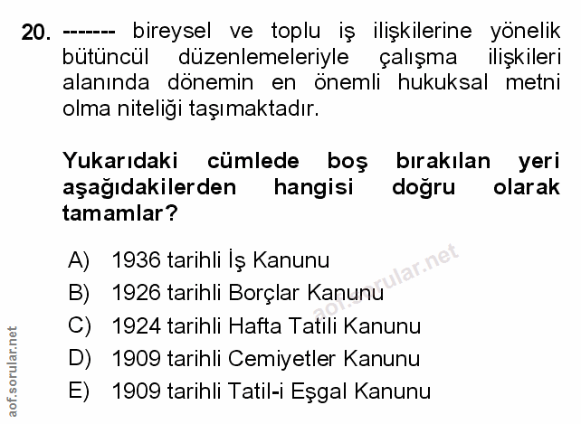Soru 20