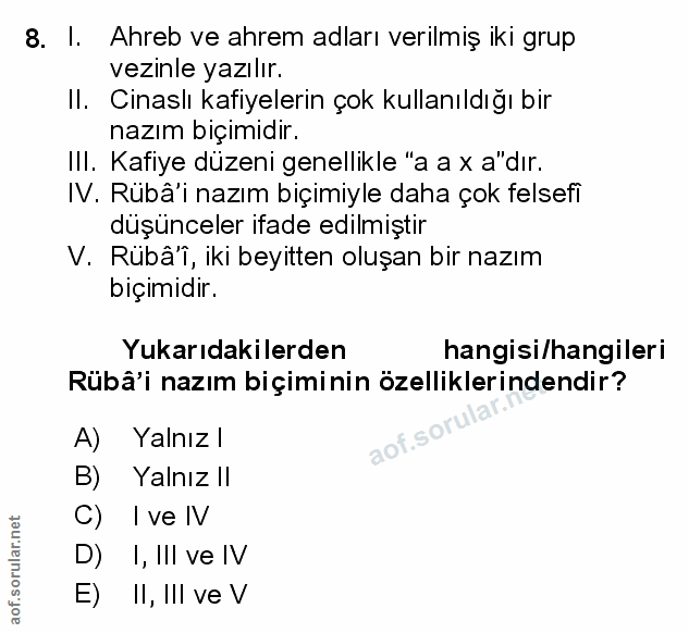 Soru 8