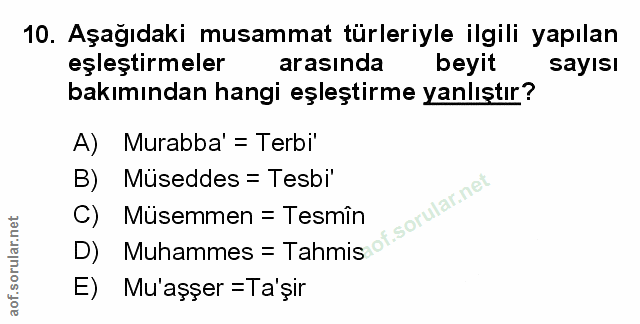 Soru 10