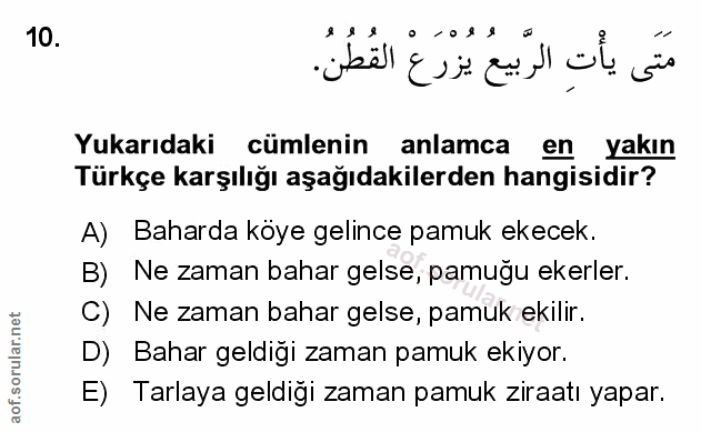 Soru 10