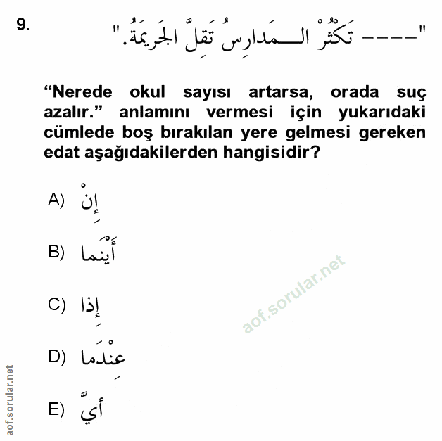 Soru 9