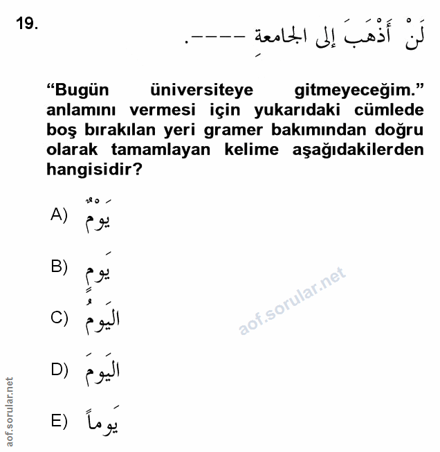 Soru 19