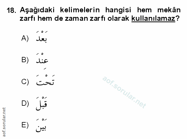 Soru 18