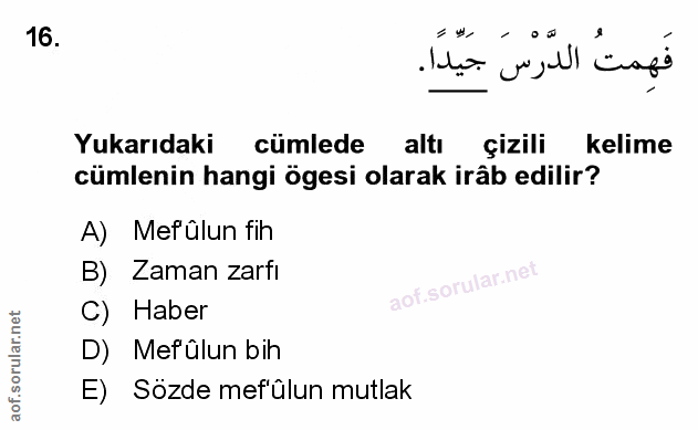 Soru 16