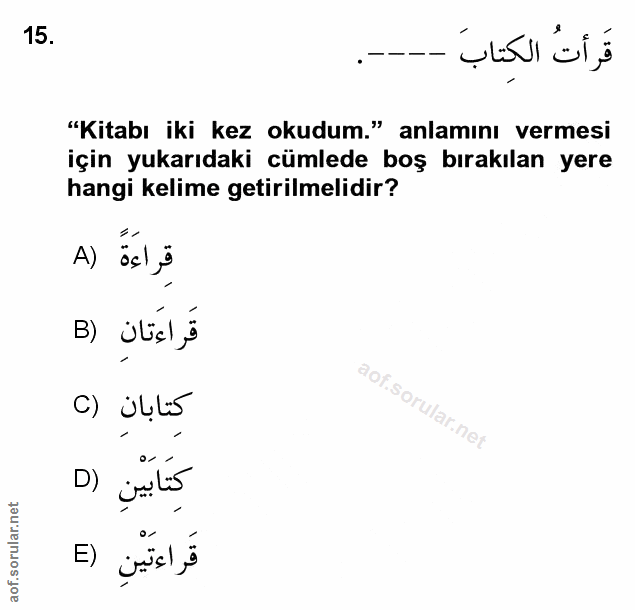 Soru 15
