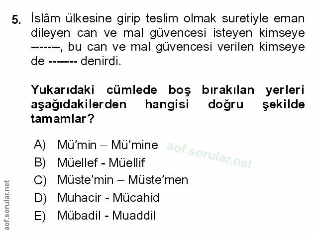 Soru 5