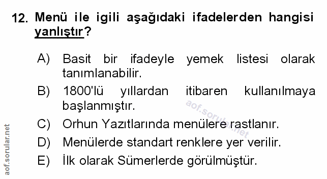 Soru 12