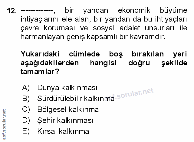 Soru 12