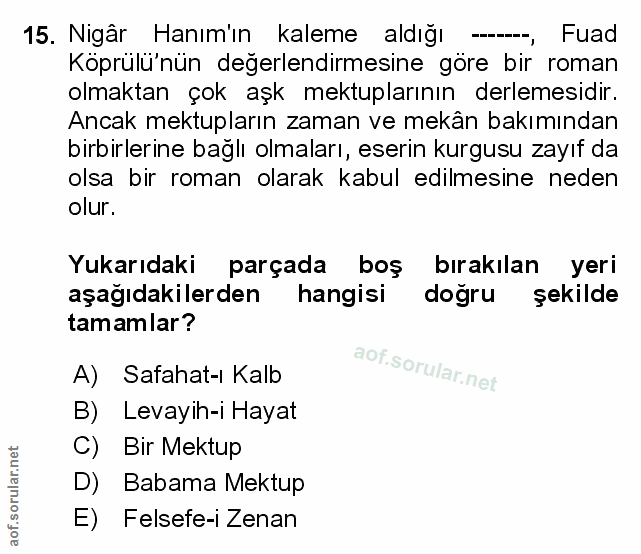 Soru 15