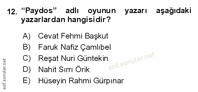 Soru 12