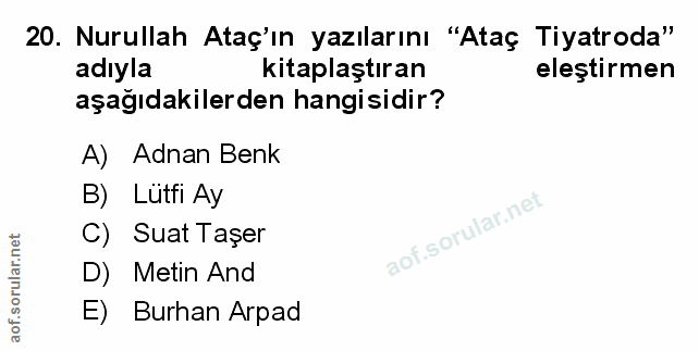 Soru 20