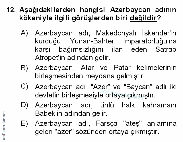 Soru 12