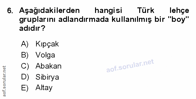 Soru 6
