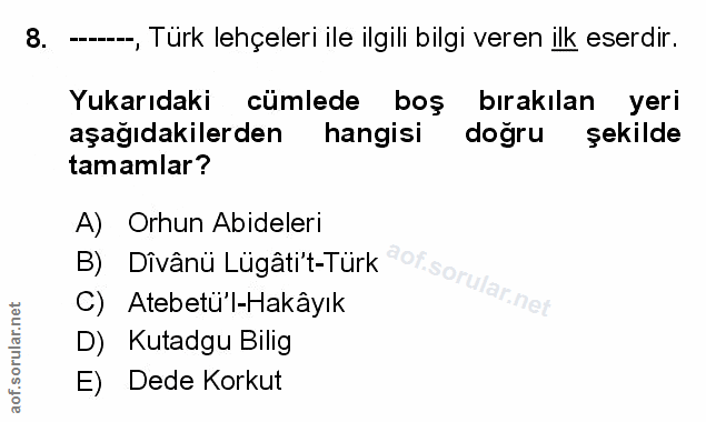Soru 8