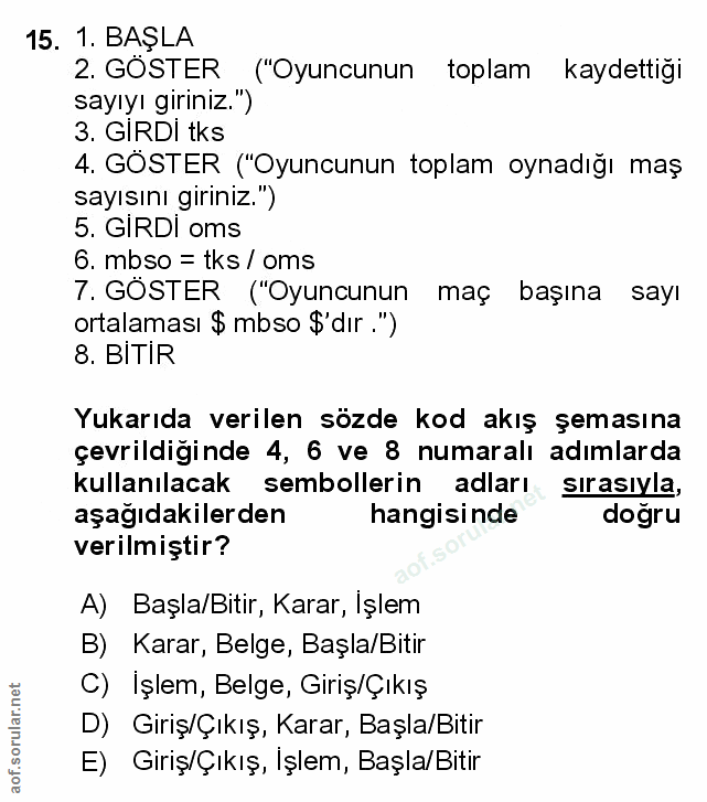 Soru 15