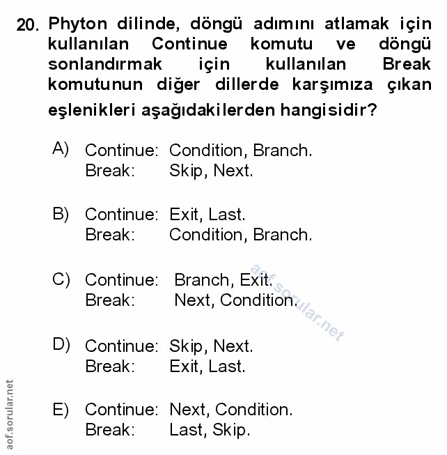 Soru 20